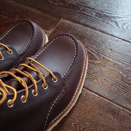 RED WING  #8847  6" CLASSIC MOC  "EXCALIBUR"  BLACK CHERRY