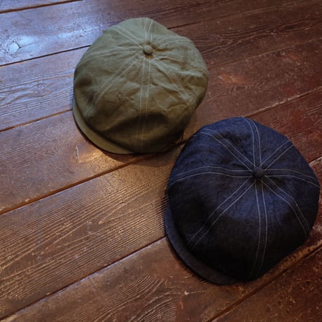NIGEL CABOURN    CASQUETTE - COTTON LINEN DENIM
