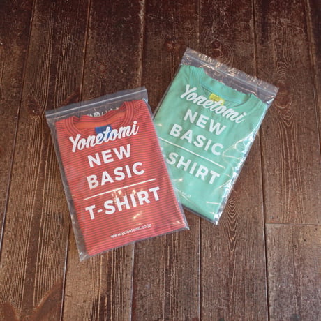 Yonetomi  NEW BASIC GARMENT DYE BORDER T-SHIRT