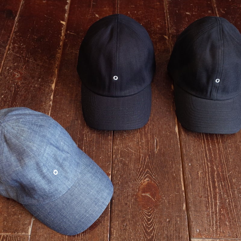 ポストオーバーオールズ　 コットンキャップ　ネイビー Post O'Alls(ポストオーバーオールズ)/POST Ball Cap：Cotton