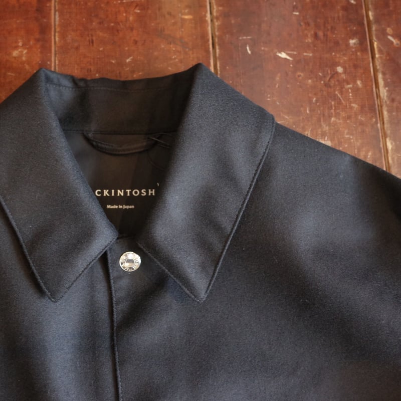 MACKINTOSH　GTS BLACKRIDGE WOOL KARZE　38 Mackintosh Wolfson Rain Coat Black at CareOfCarl.com