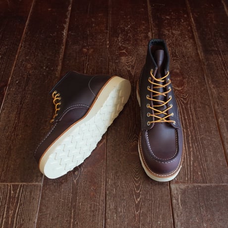 RED WING  #8847  6" CLASSIC MOC  "EXCALIBUR"  BLACK CHERRY