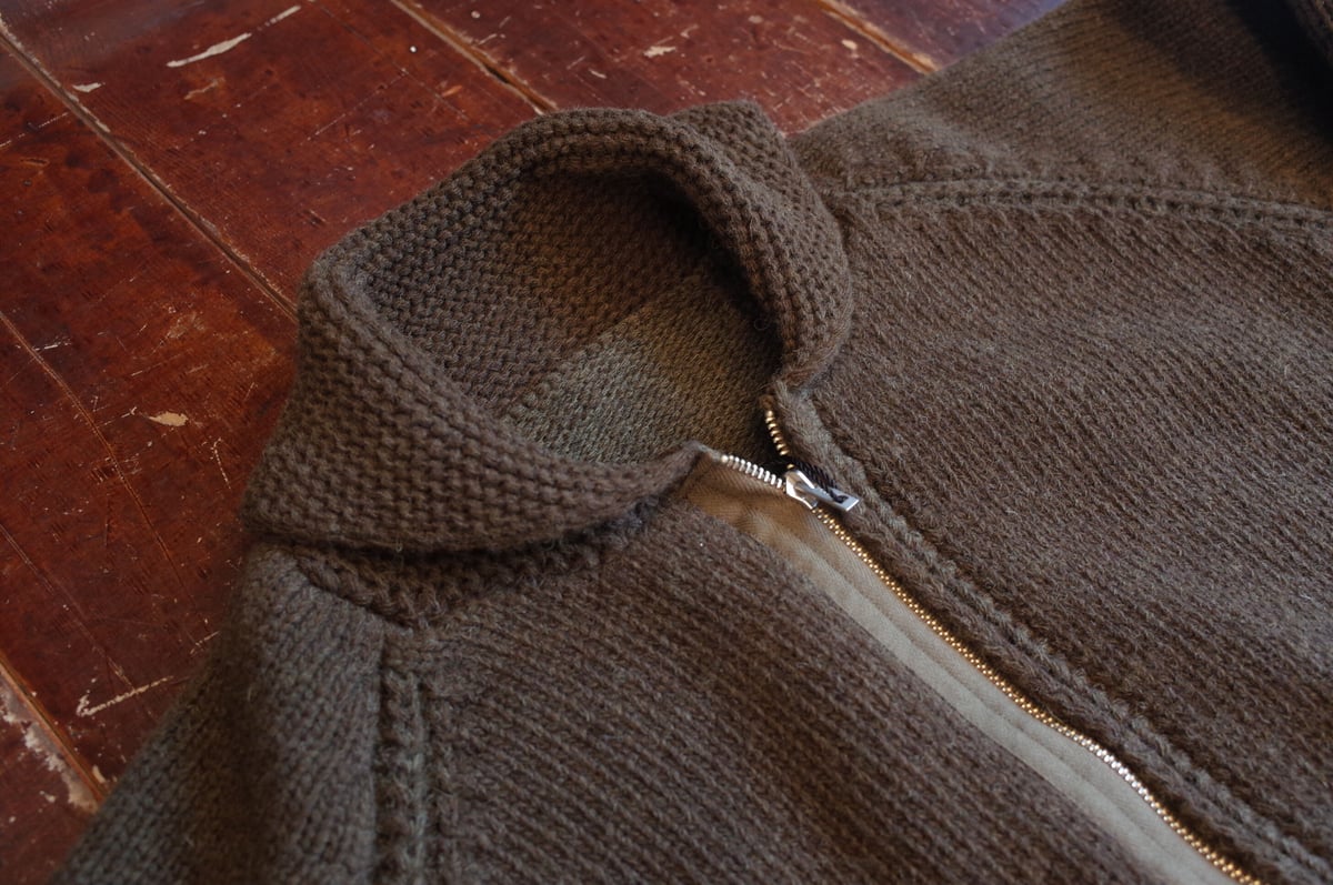 Nigel Cabourn 40'S USAF ZIP CARDIGAN C2 TYPE Nigel Cabourn 40'S USAF ZIP CARDIGAN C2 TYPE