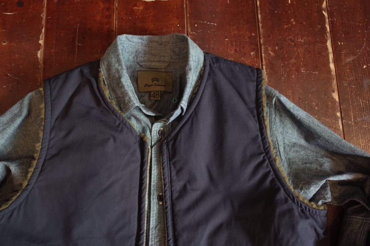 Nigel Cabourn REVERSIBLE DECK VEST | MAPS E-Shop