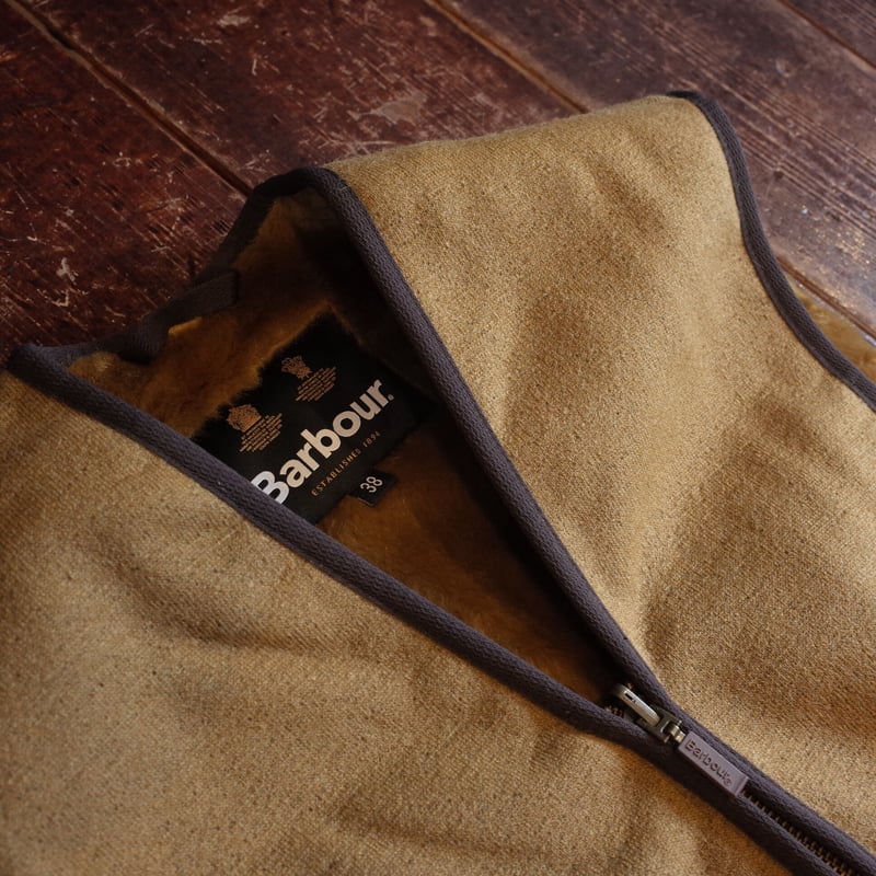 BARBOUR WARM PILE WAISTCOAT ZIP-IN LINER | MAP