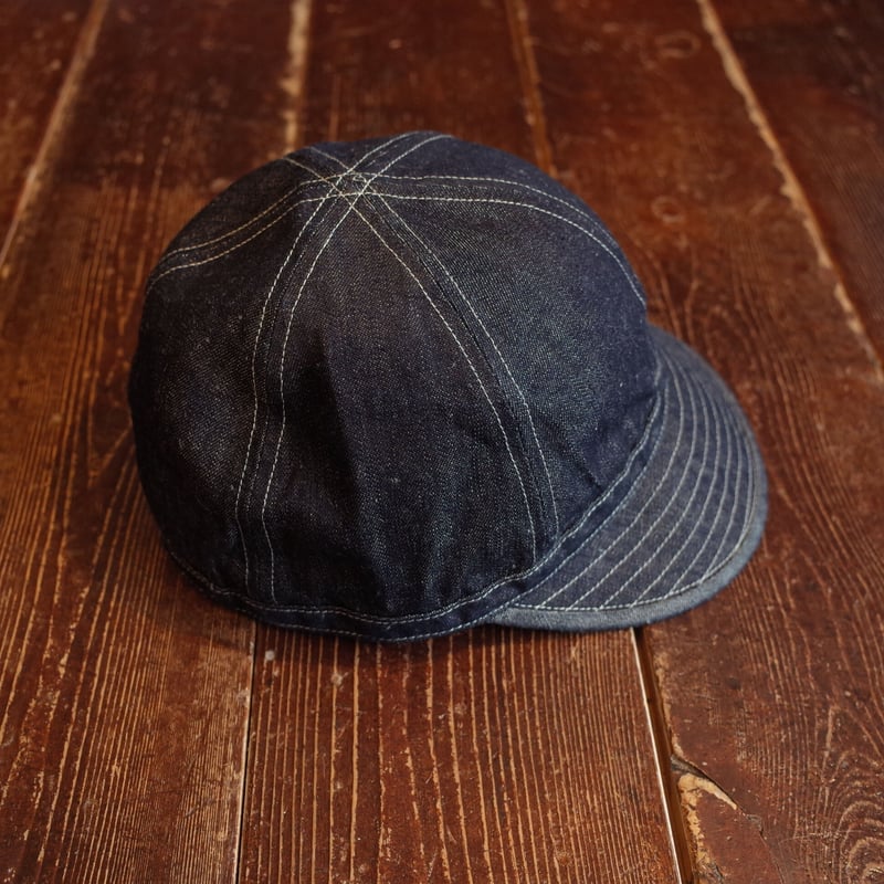 24SS【Nigel Cabourn】CASQUETTE - LINEN OX NIGEL CABOURN DECK CAP COTTON LINEN DENIM | MA