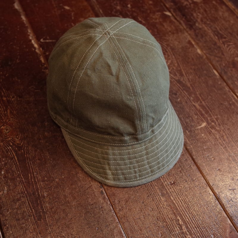 NIGEL CABOURN DECK CAP COTTON LINEN DENIM | MA