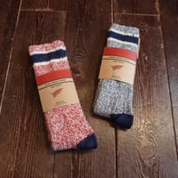 Red Wing  Striped Wool Ragg Crew