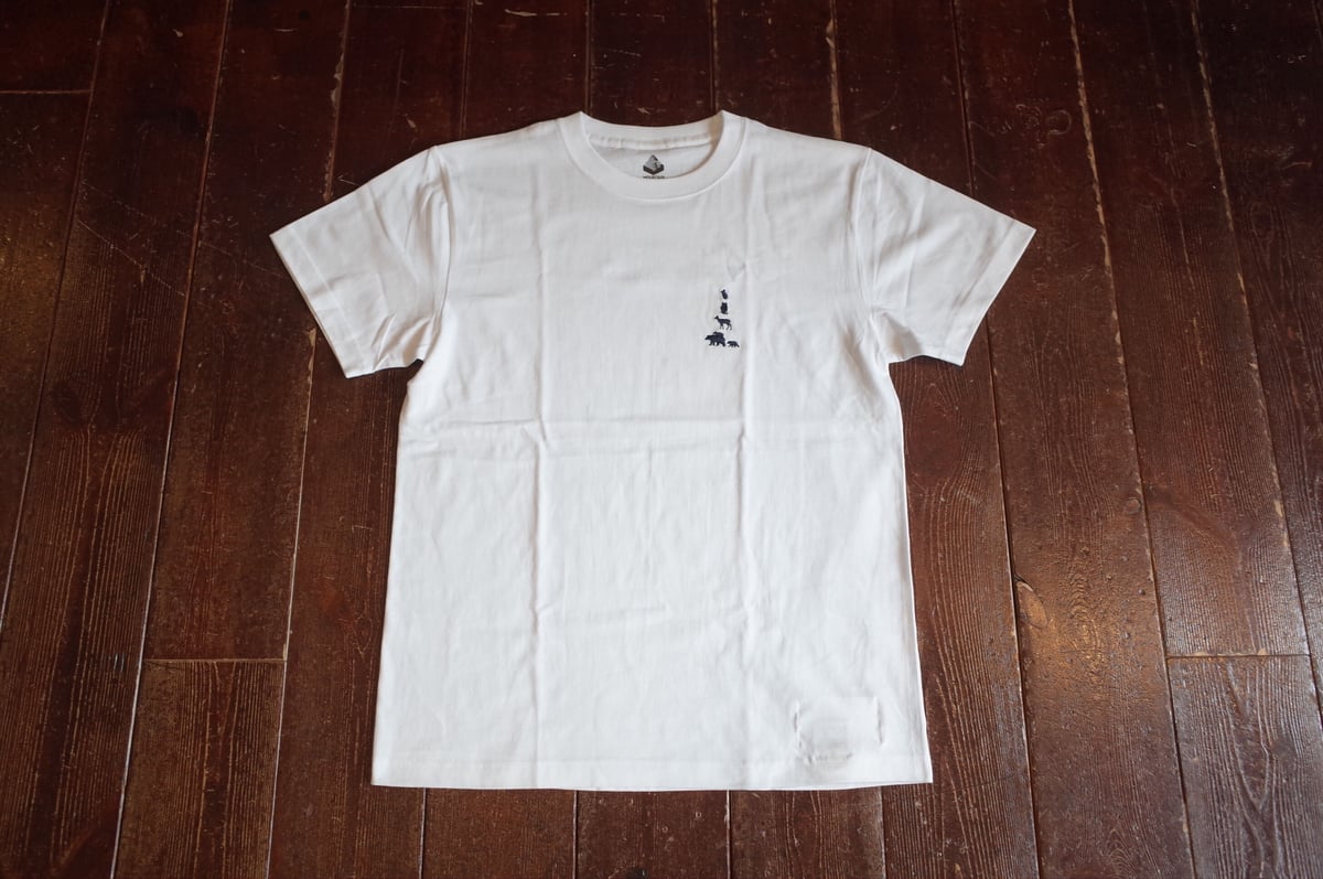 マウンテンリサーチ mountain research 動物刺繍シャツ Mountain Research “B.D. S/S” WHITE,NAVY L,XL マウンテン