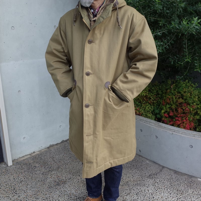 NIGEL CABOURN N-2 DECK REVERSIBLE COAT - HALFT