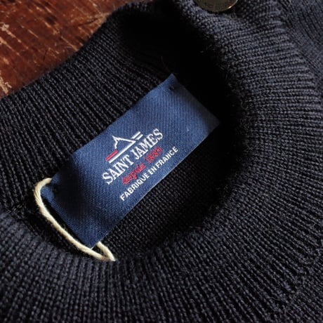 SAINT JAMES  CANCALE Ⅱ  PLAIN SHOULDER BUTTON SWEATER