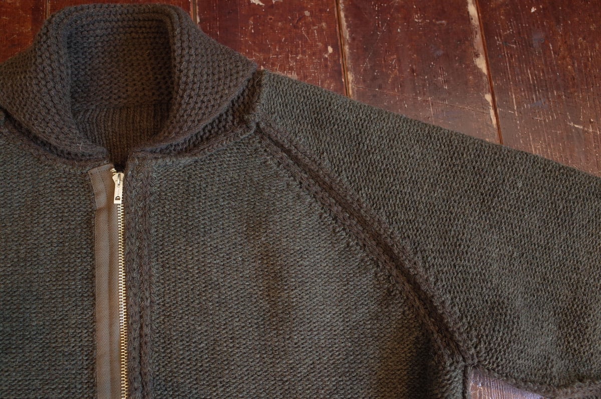 Nigel Cabourn 40'S USAF ZIP CARDIGAN C2 TYPE Nigel Cabourn 40'S USAF ZIP CARDIGAN C2 TYPE