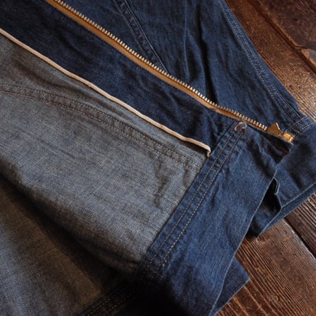 *A VONTADE  Denim ZIP Jacket  10oz Selvdge Denim