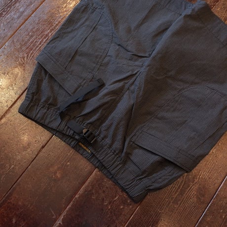 *A VONTADE  Fatigue Shorts / BLACK PLAID