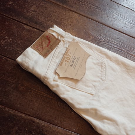 OrSlow  #107  IVY FIT  WHITE DENIM