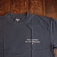 MOUNTAIN RESEARCH  GARMENT DYE TEE SHIRT “O.A.L.W.M.”