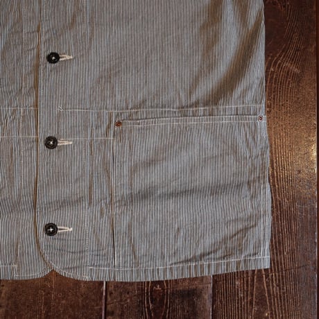 *A VONTADE  Utility Vest / Hickory Hardtwist Chambray