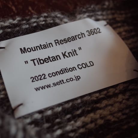 MOUNTAIN RESEARCH  #3602  "TIBETAN KNIT"  〈SALE〉