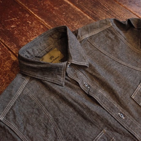 Nigel Cabourn  NEW MEDICAL SHIRT - BLACK