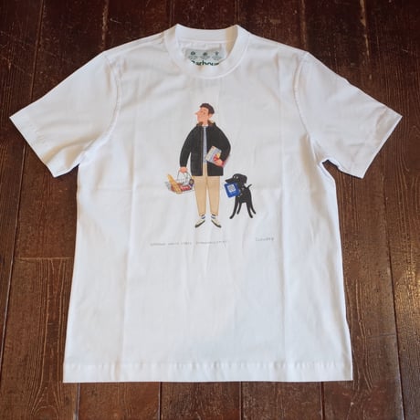 Barbour "WHITE LABEL"× Mr.SLOW BOY  SHOPPER TEE