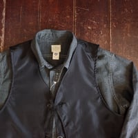 Post O' Alls  #3503 - MTB  DEE Vest 2  metallic taffeta black