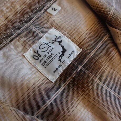 orSlow  OMBRE CHECK SHIRT
