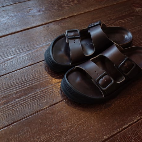 NIGEL CABOURN  LEATHER SANDAL - PEAT LEBEL