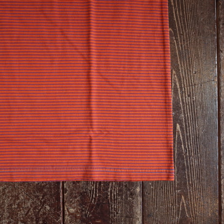 Yonetomi  NEW BASIC GARMENT DYE BORDER T-SHIRT