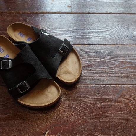 BIRKENSTOCK  ZURICH SUEDE LEATHER SOFT FOOTBED