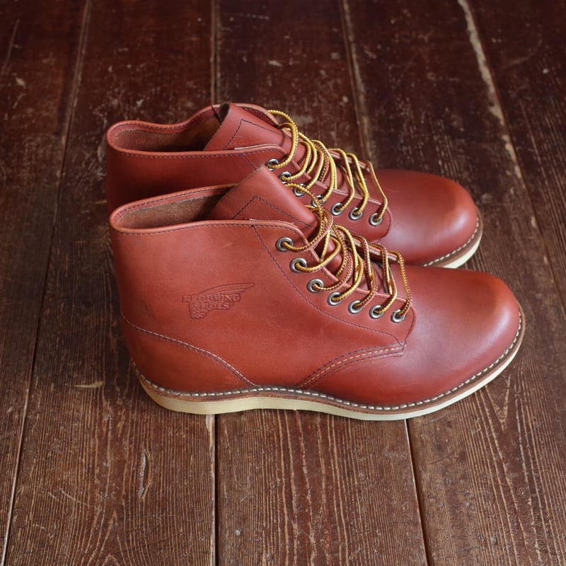 靴 Red Wing 6 Classic Round 8166 Redwing roundtoe brown leather boots style 8166 UK 8 US 9 | eBay