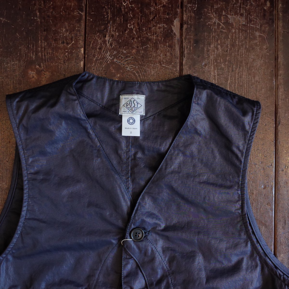 美品　 Traveler waxy taffeta navy XL Post O' Alls #1512 Royal Traveler:waxy taffet