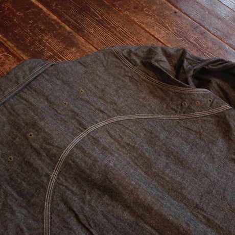 Nigel Cabourn  NEW MEDICAL SHIRT - BLACK