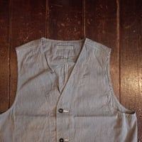 *A VONTADE  Utility Vest / Hickory Hardtwist Chambray