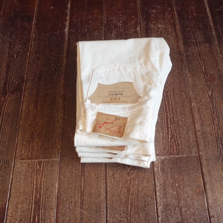 OrSlow  #107  IVY FIT  WHITE DENIM