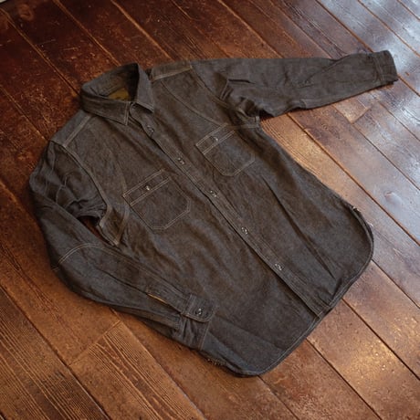 Nigel Cabourn  NEW MEDICAL SHIRT - BLACK