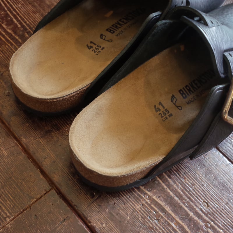 BIRKENSTOCK BOSTON BOLD NATURAL LEATHER 