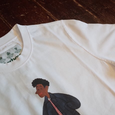 Barbour "WHITE LABEL" × Mr.SLOW BOY  HELMET TEE  &  SKATER TEE