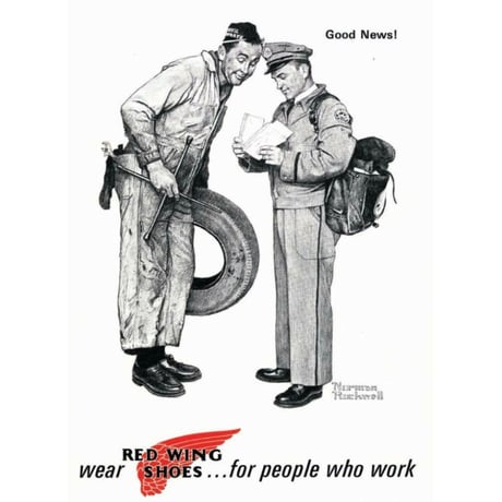 RED WING  #101 THE POSTMAN SHOES