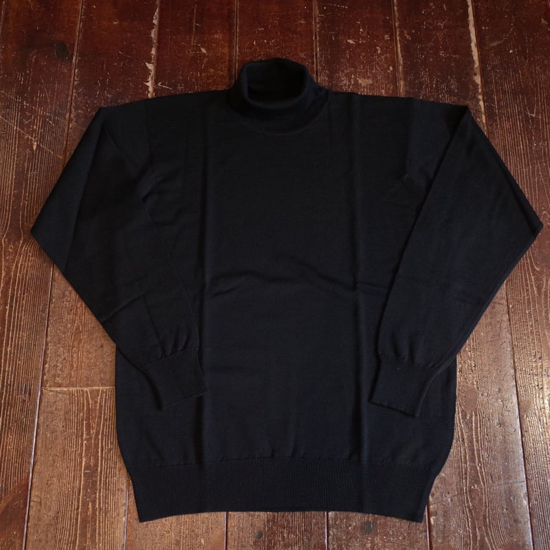 JOHN SMEDLEY 【A4544】 24G L/S TURTLE NECK KNIT