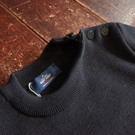 SAINT JAMES  CANCALE Ⅱ  PLAIN SHOULDER BUTTON SWEATER