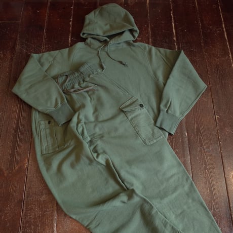 NIGEL CABOURN  FRENCH TERRY B.ARMY SWEAT PANT