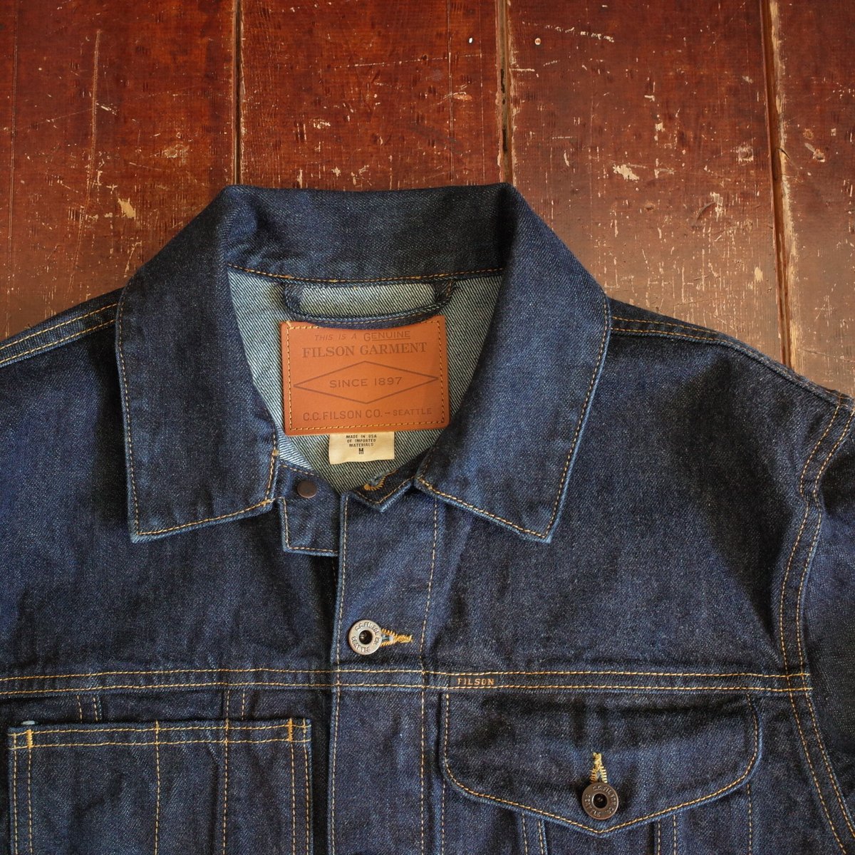 FILSON "OUTLET" UNLINED DENIM SHORT CRUISER J...