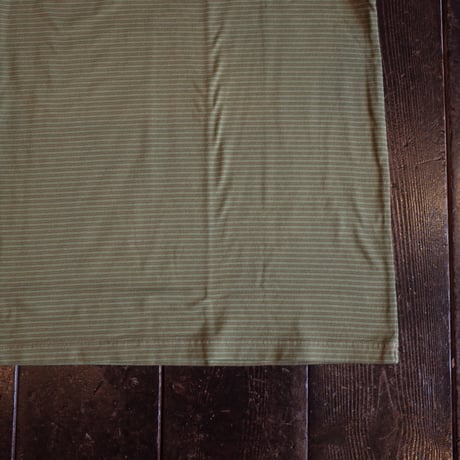 Yonetomi  GARMENT DYED BORDER T-SHIRT (Short Sleeve)