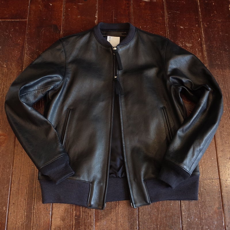 ブルーナボイン　スプリガンジャンパー　 本革　牛革　レザージャケット　Mサイズ bru na boinne スプリガンジャンパー | MAPS E-Shop