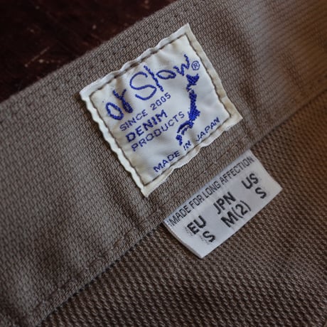 orSlow  107 COTTON PIQUE IVY FIT PANTS