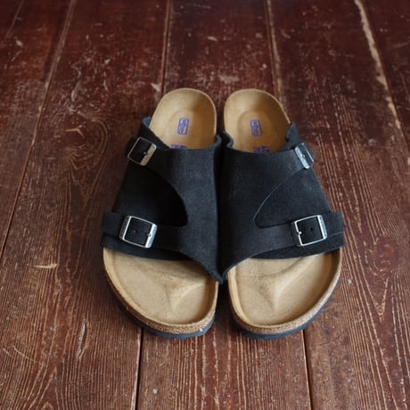 BIRKENSTOCK  ZURICH SUEDE LEATHER SOFT FOOTBED