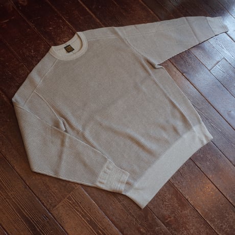 *A VONTADE  Big Waffle Crew Top