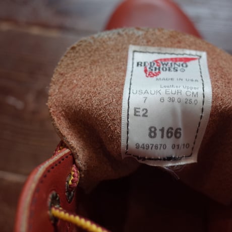 RED WING  #8166  6" CLASSIC ROUND