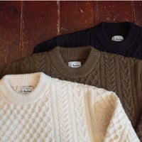 YONETOMI   ARAN SWEATER  〈SALE〉