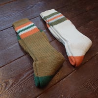 Nigel Cabourn  PILE BORDER SOCKS